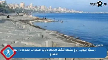 رسميًا اليوم.. رياح نشطة تُلطّف الأجواء وتزيد اضطراب الملاحة وارتفاع الأمواج